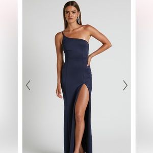 Showpo navy gown